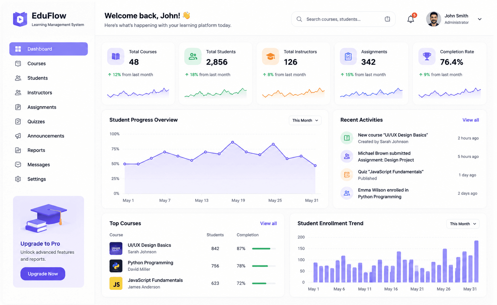 EduFlow project preview